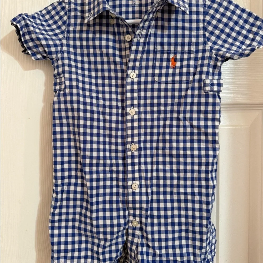 Ralph Lauren Gingham Romper